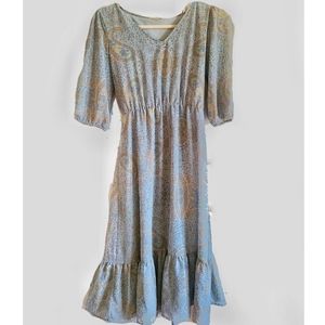 Jane and Delancey Ruflle Maxi Dress